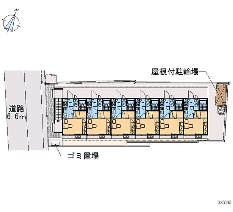 レオパレス白糸橋 区画図