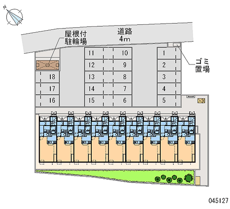 45127 Monthly parking lot