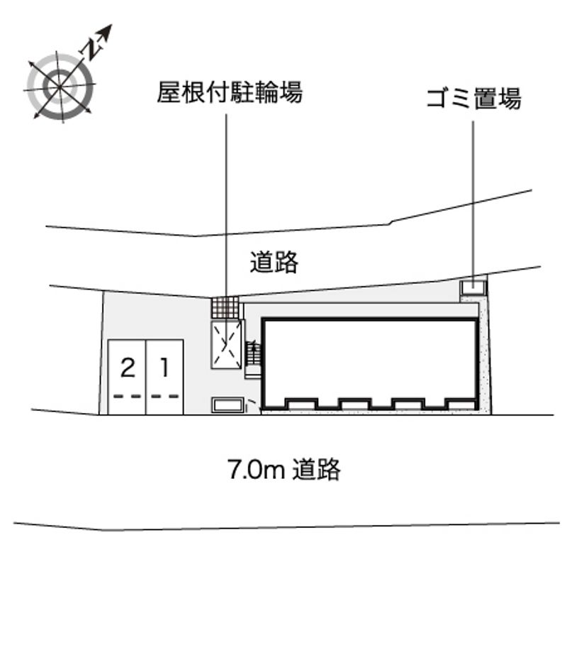レオネクスト二枚橋 駐車場