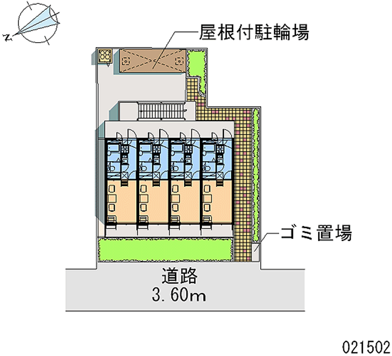 レオパレスＺＩＯＵＮ　ＶＩＥＲ 区画図