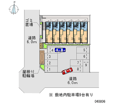 40806 Monthly parking lot