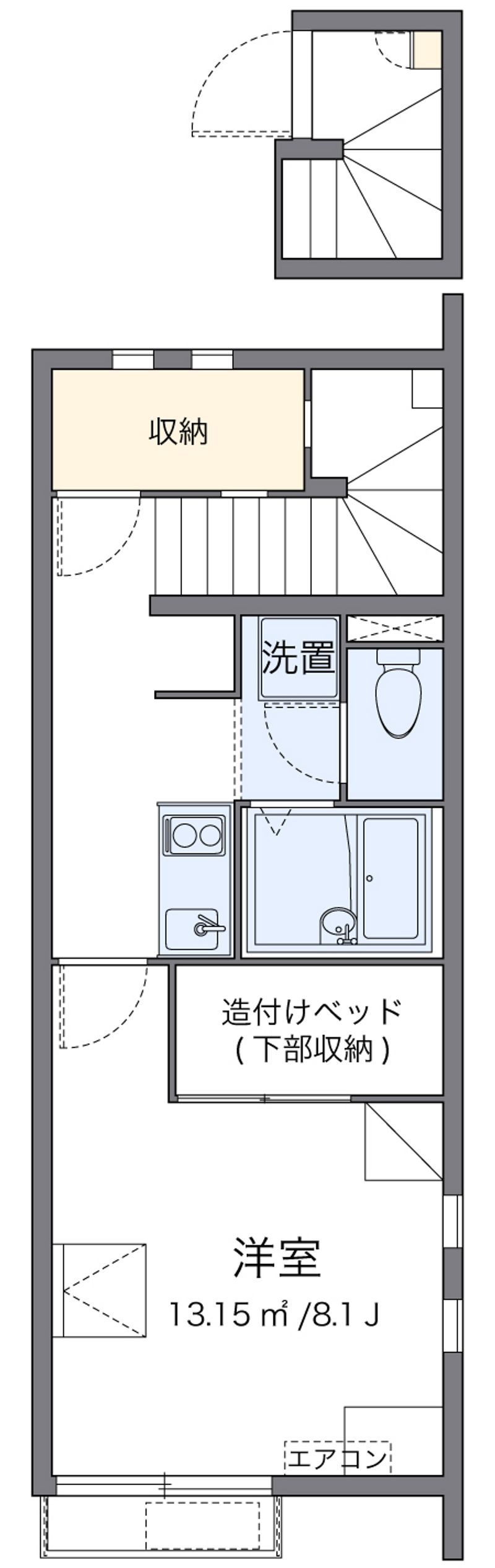 レオネクストハイツやまいち 間取図