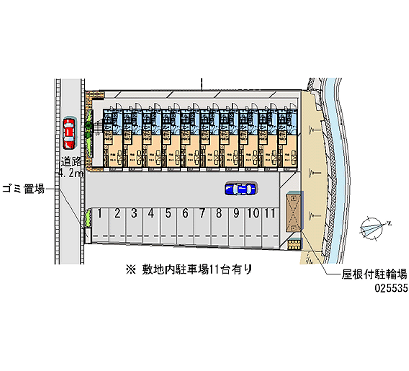 レオパレス瀬戸越 月極駐車場