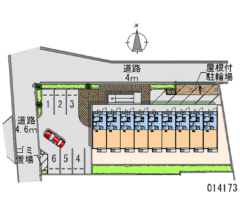 14173 Monthly parking lot