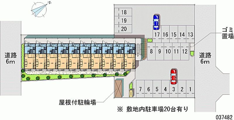 レオパレスフィオーレ 月極駐車場