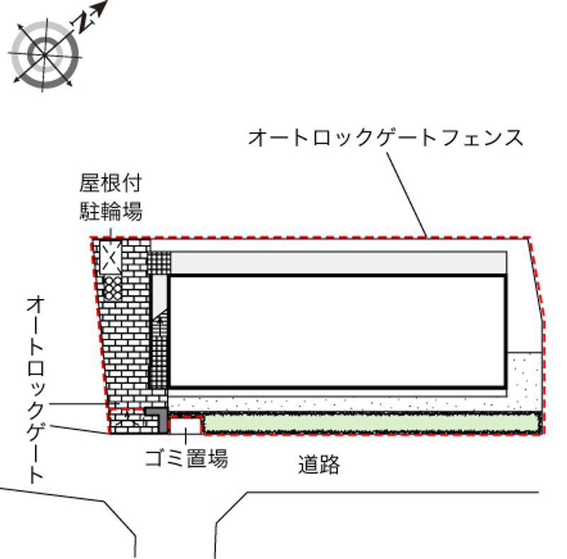 レオパレス山茂 配置図