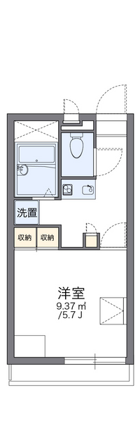 レオパレスアンビシャス 間取り図