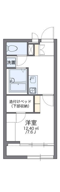 レオパレスきららｃ 間取り図