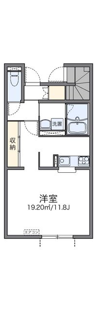 レオネクストＷＡＤＯＵ　Ｂ 間取り図