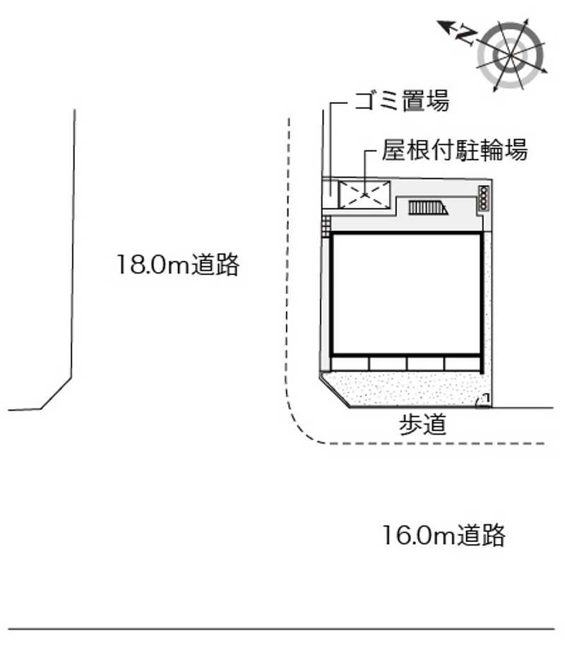 クレイノきよらか 配置図