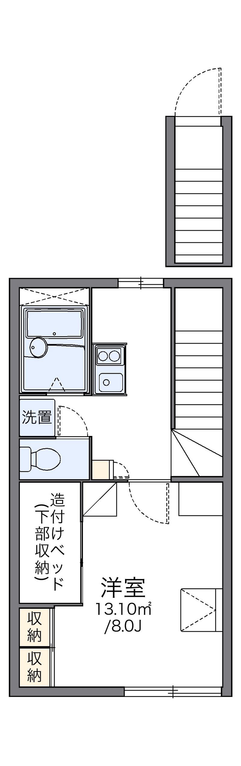 レオパレスヴィゴーレ 間取図