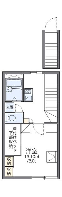 レオパレスヴィゴーレ 間取り図