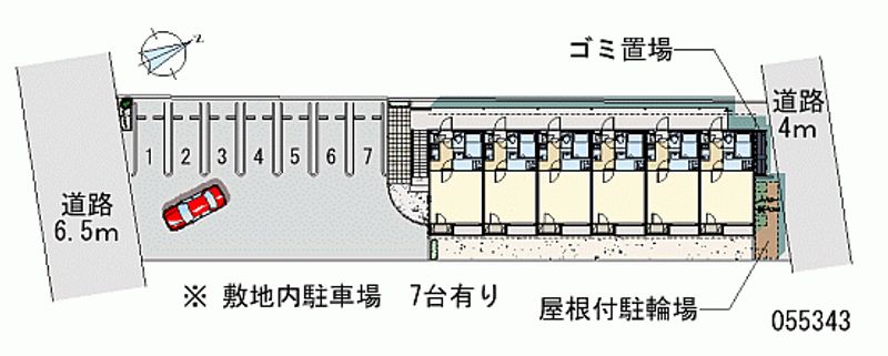 レオネクストおとがわⅡ 区画図