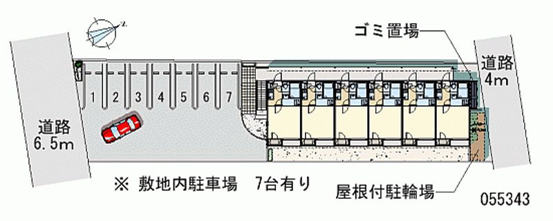 レオネクストおとがわⅡ 月極駐車場