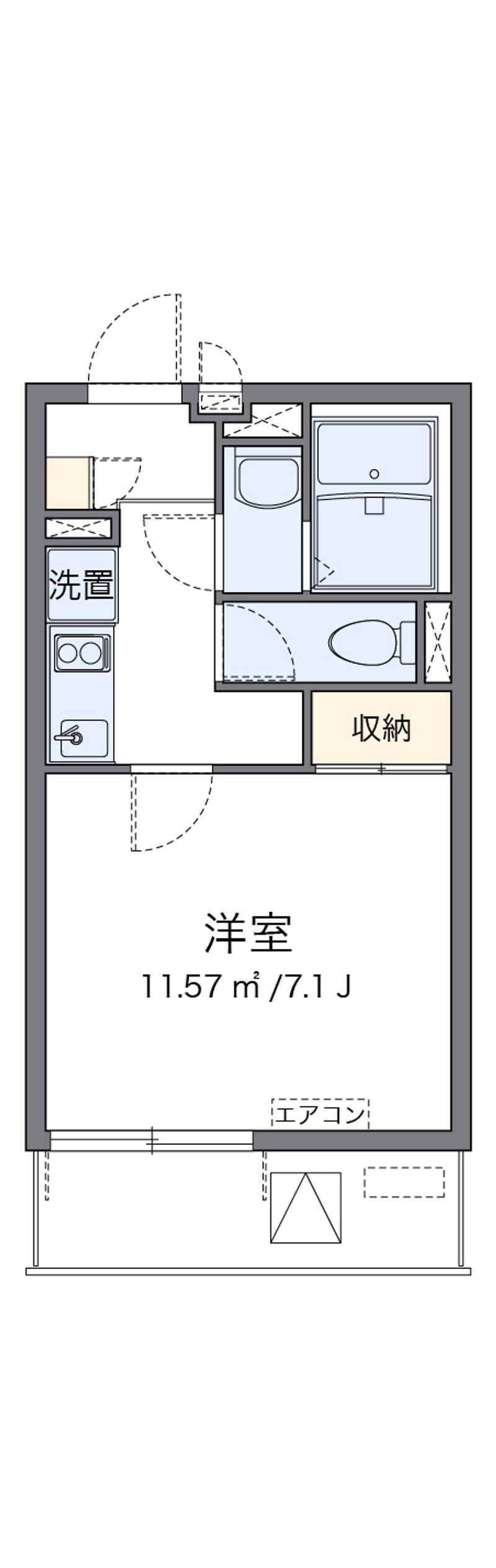 クレイノＮＬエヌズラント　Ⅰ 間取り