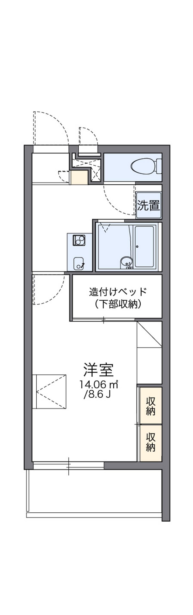 レオパレスノーブル 間取図