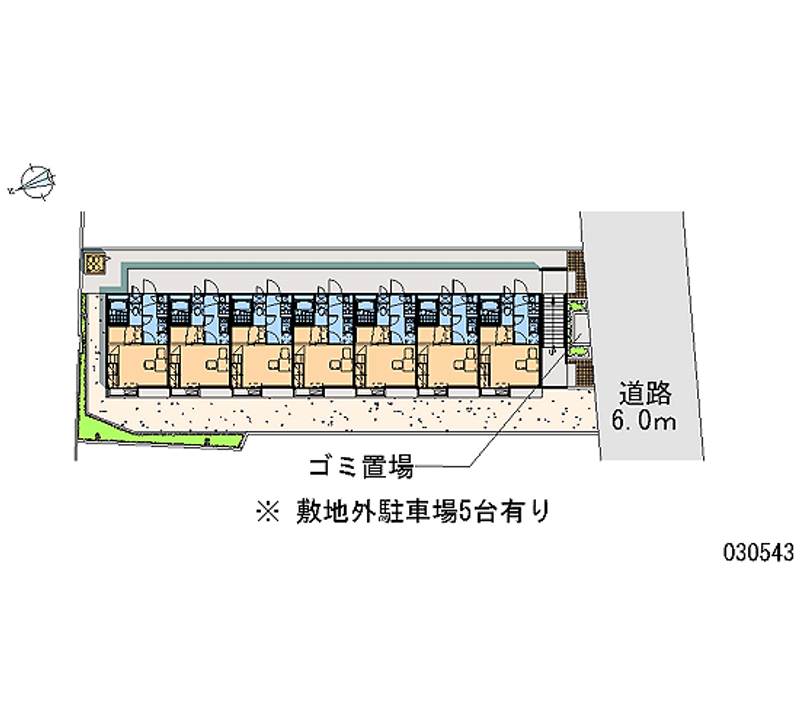 レオパレスセントクレア 月極駐車場