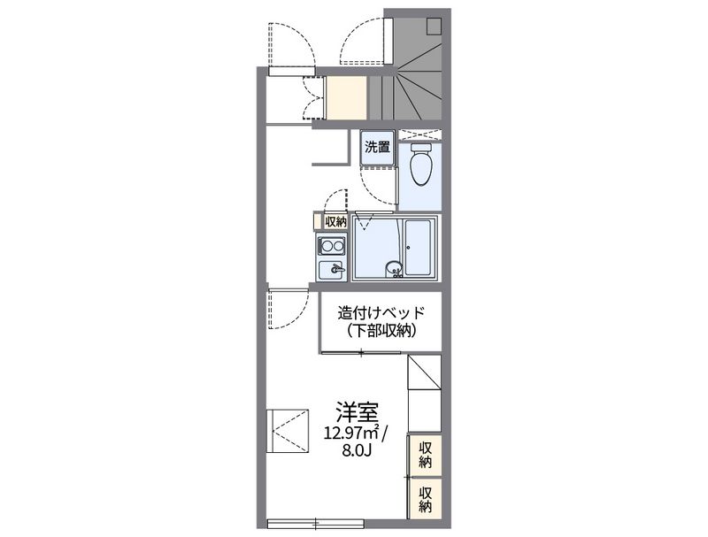 レオパレス松浜 間取図