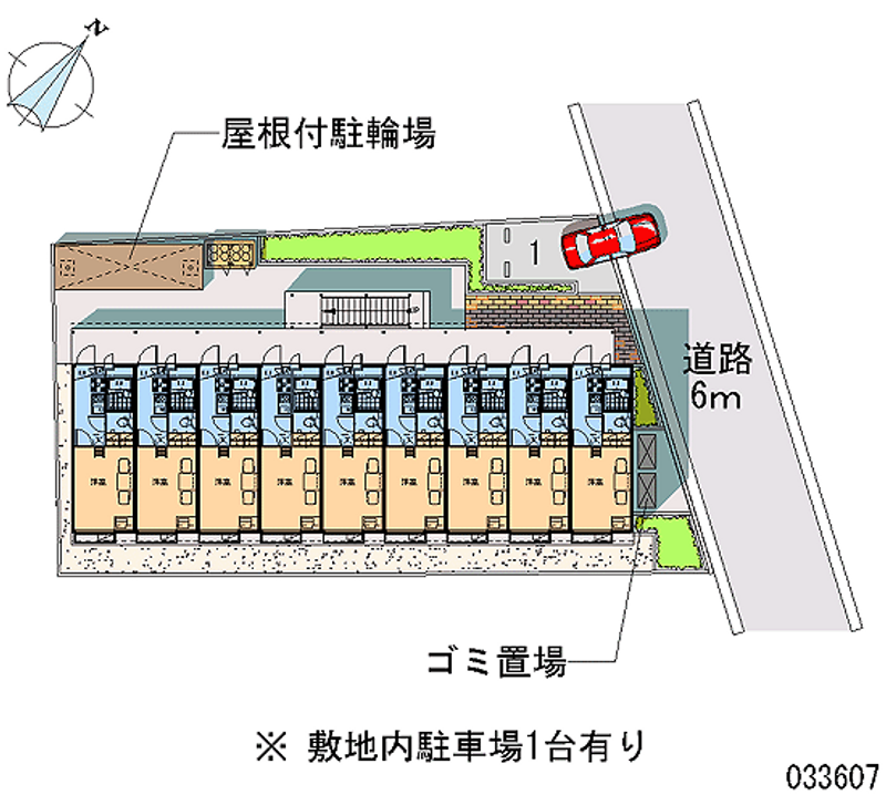レオパレス神屋町 区画図