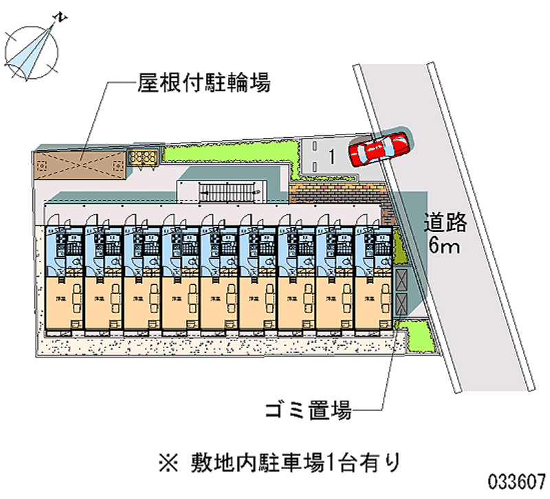 レオパレス神屋町 月極駐車場