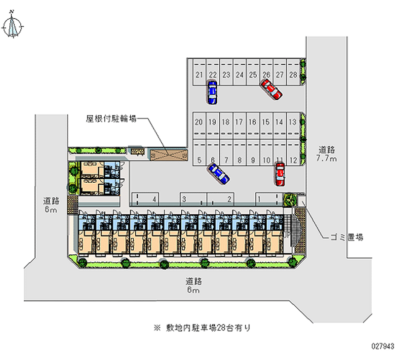 27943 Monthly parking lot