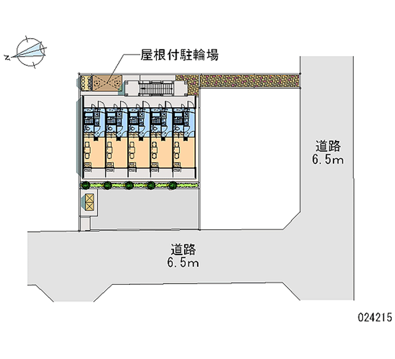 レオパレスグランドール 区画図