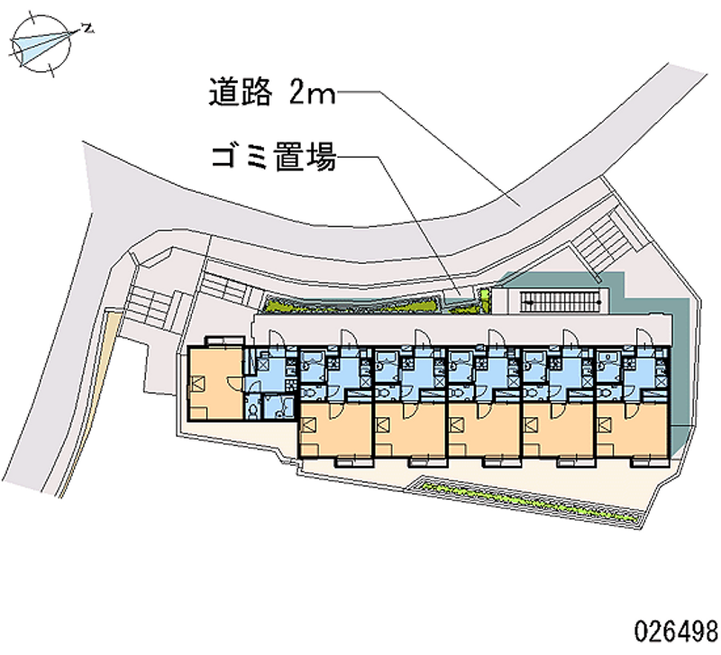 レオパレス豊 区画図
