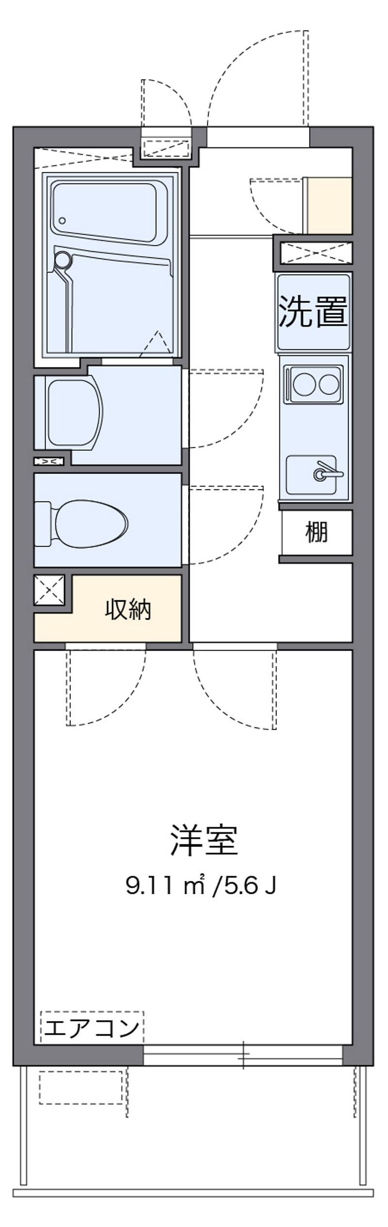 クレイノコラットⅡ 間取図