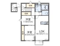 レオパレススカイ 間取り図