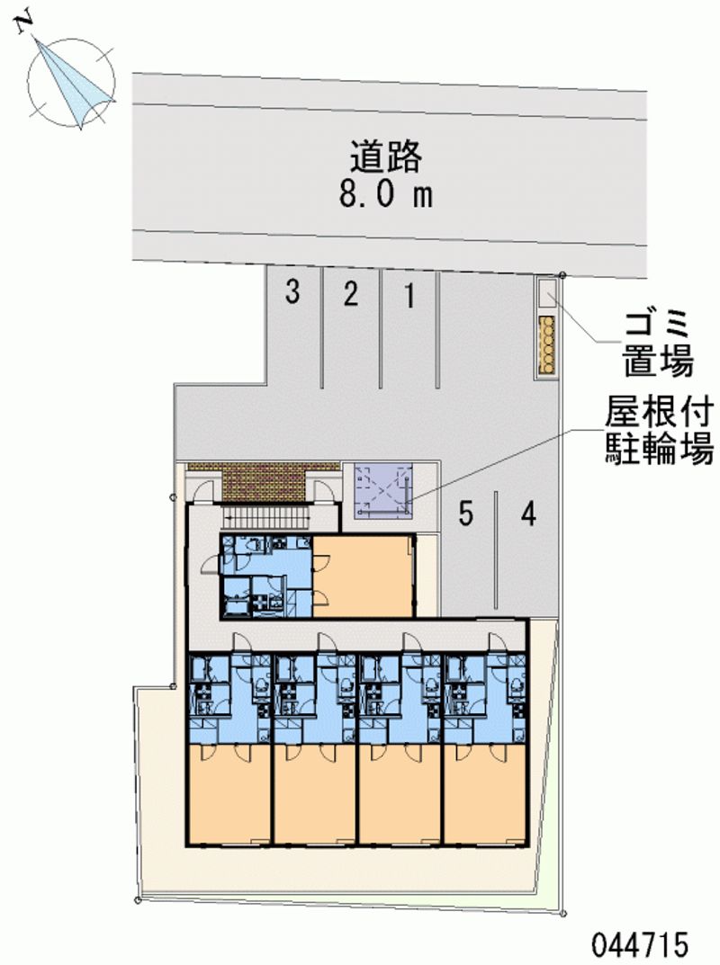 レオパレスオークヒルズ 月極駐車場