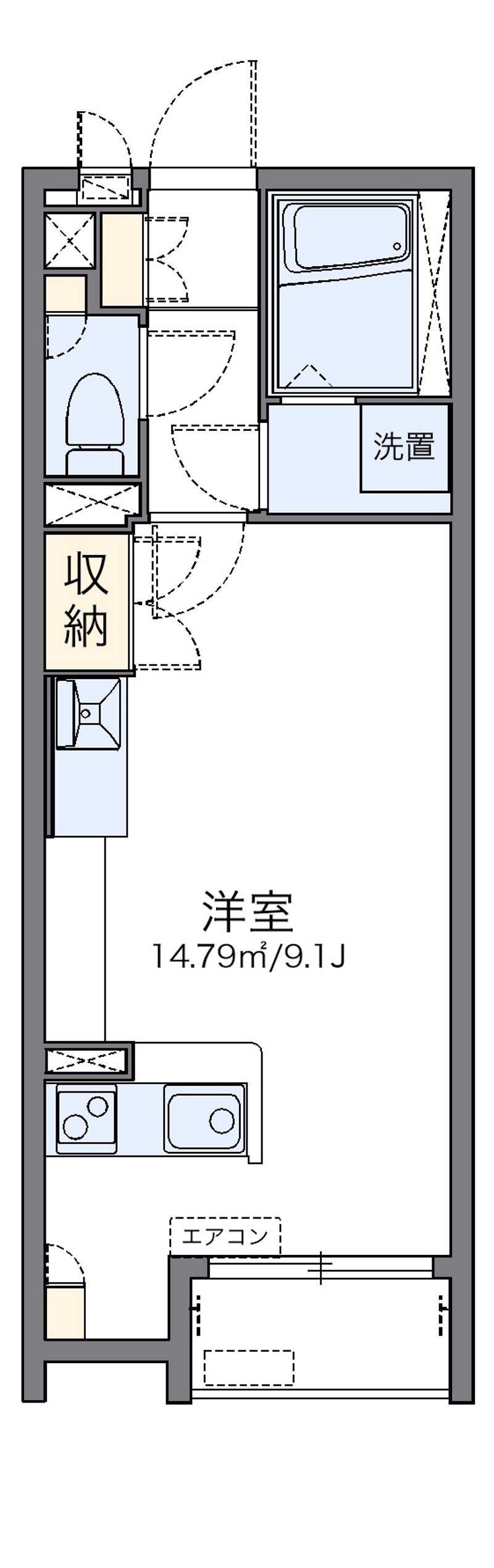 レオネクストノール長津田 間取図