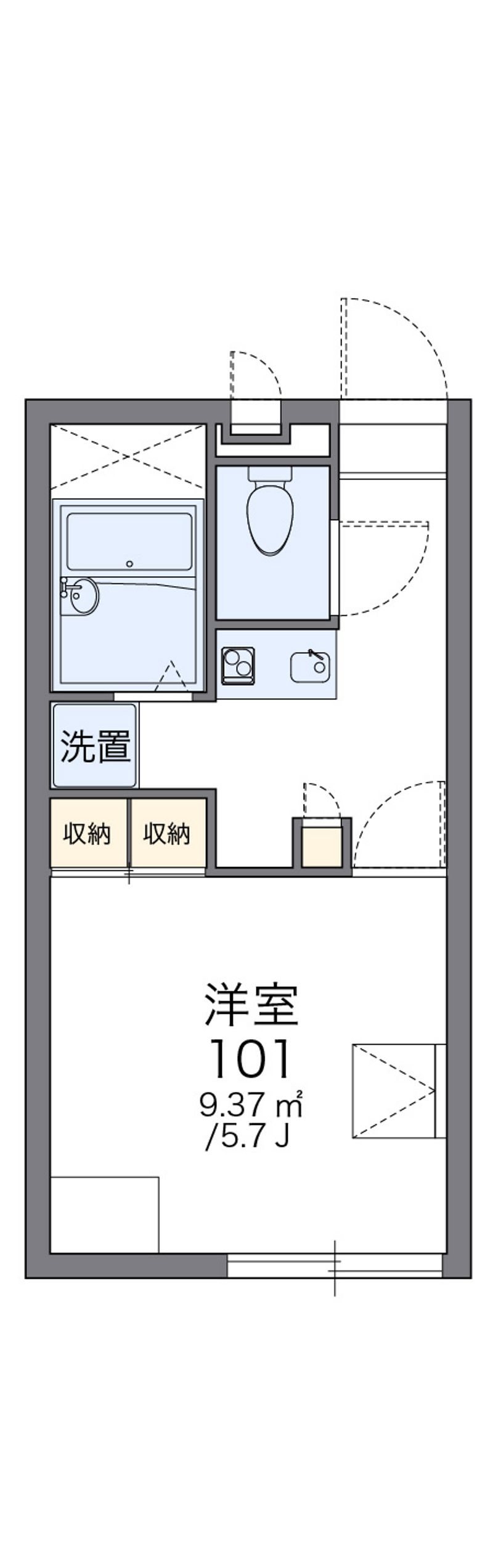 レオパレスＭＫ 間取図