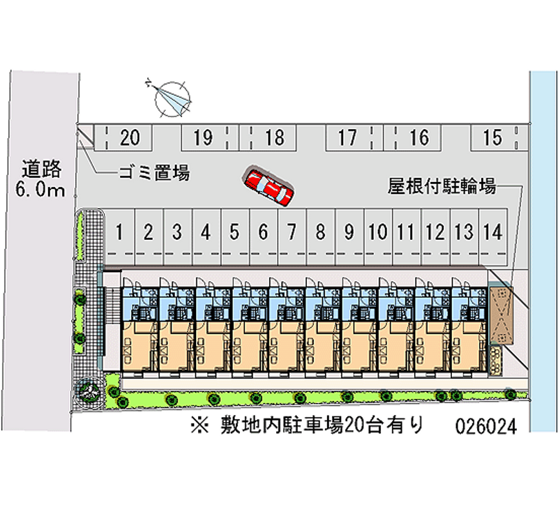 26024 Monthly parking lot