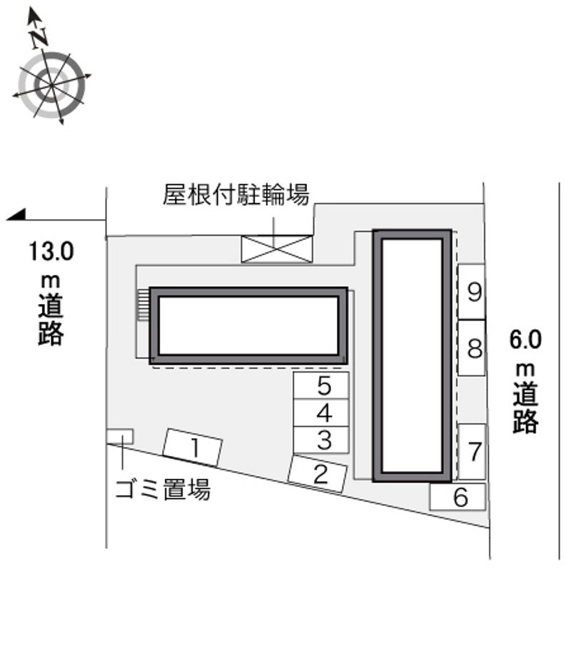 レオパレスラ　プランタン 配置図
