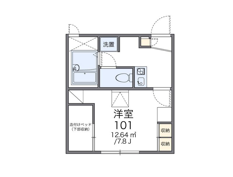 レオパレスＨＯＲＴＯＮ 間取図