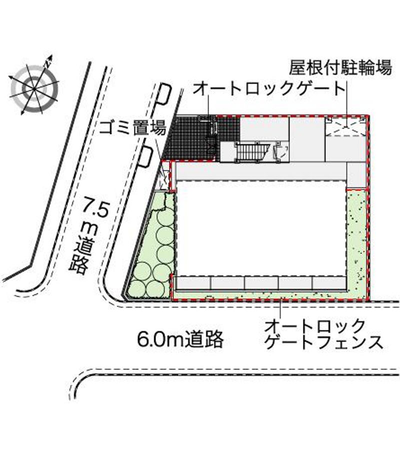 レオパレスセレノ 配置図