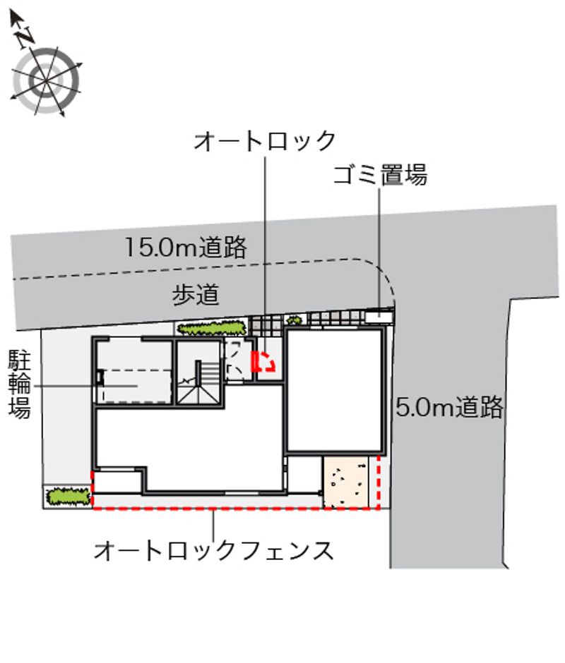 クレイノサンサーラ２ 配置図