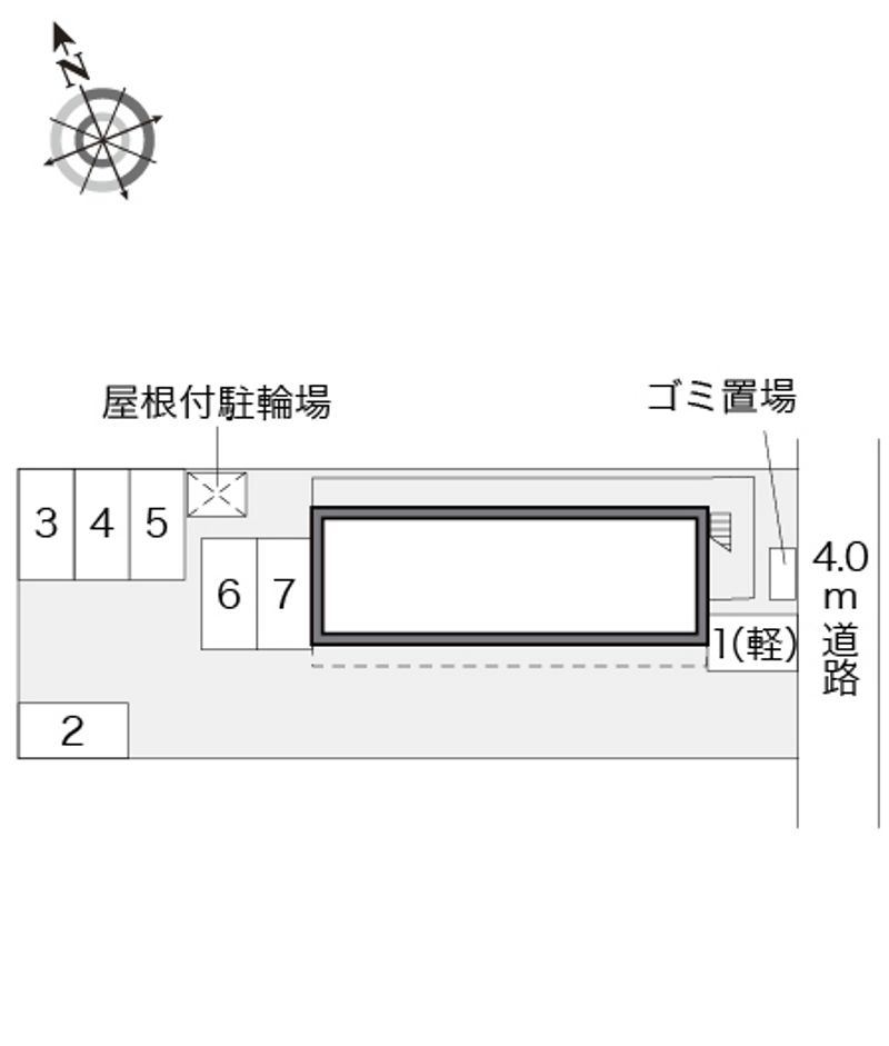 レオパレスエスポワールⅡ 駐車場