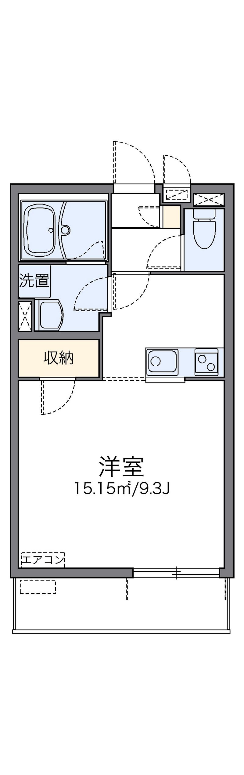 レオネクストレオテクノポリス２ 間取図
