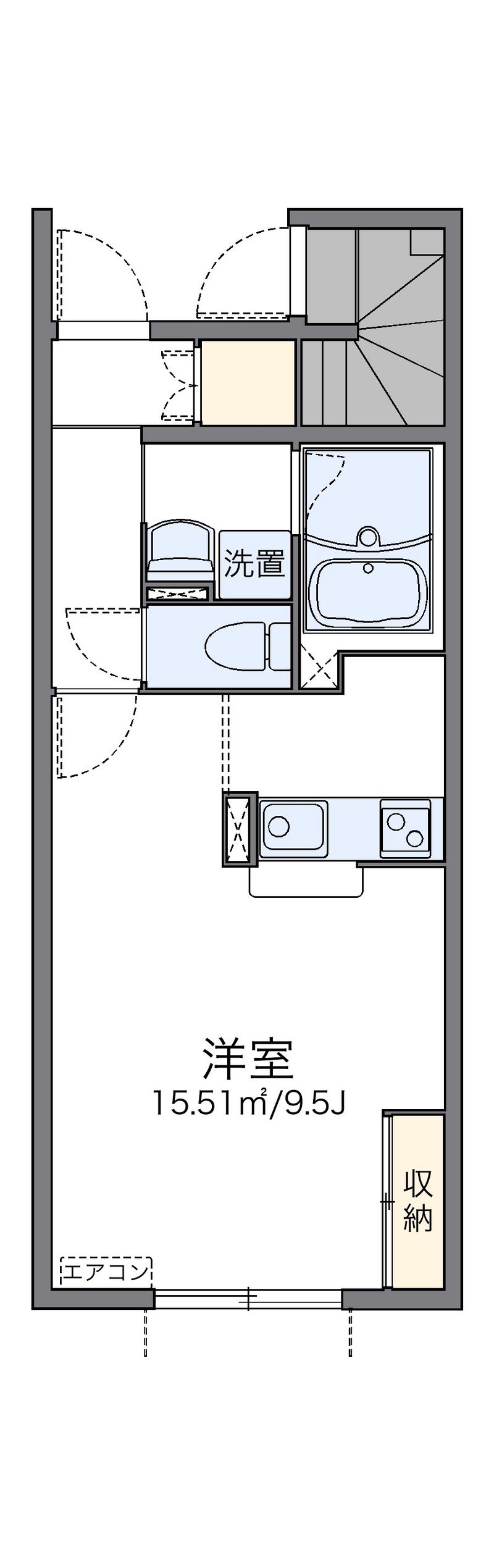 レオネクストカロータＮ　２番館 間取図