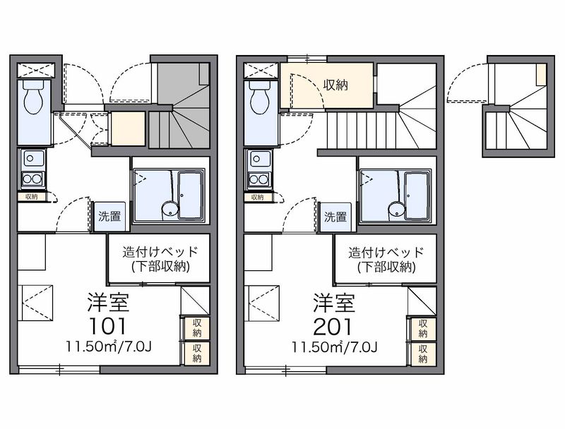レオパレスソレーユ 間取図