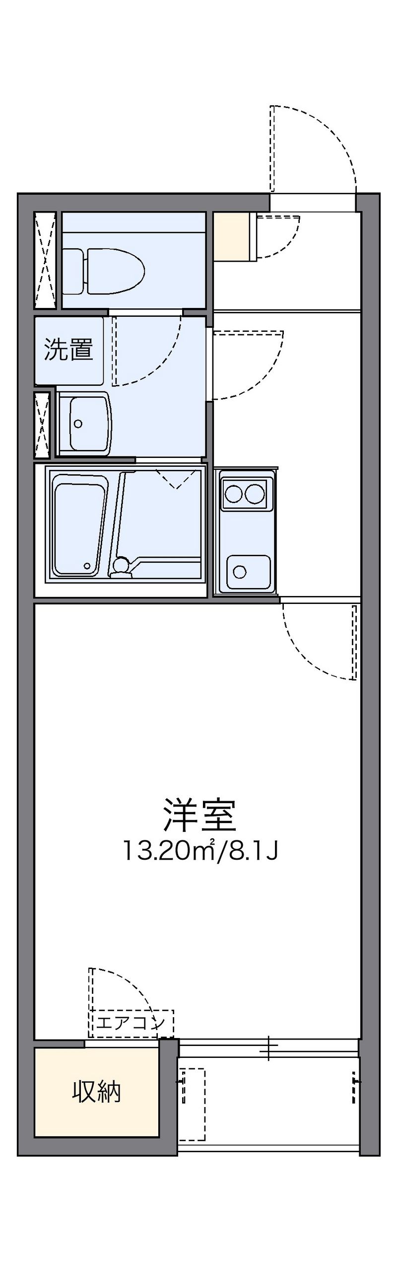 レオネクスト戸畑東 間取図