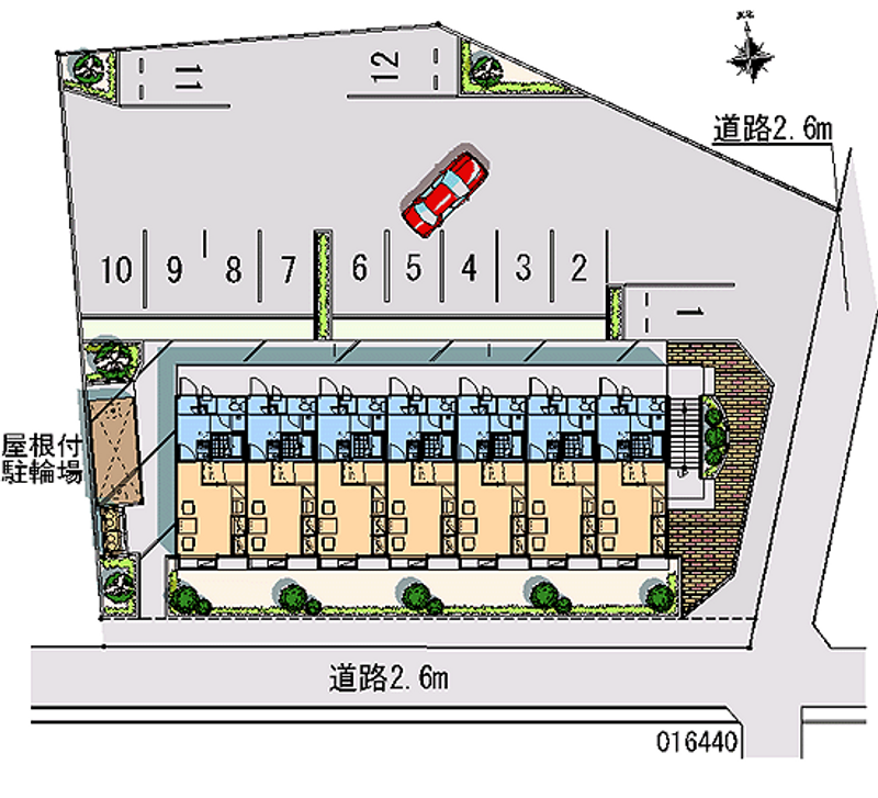 レオパレスシャイン 月極駐車場