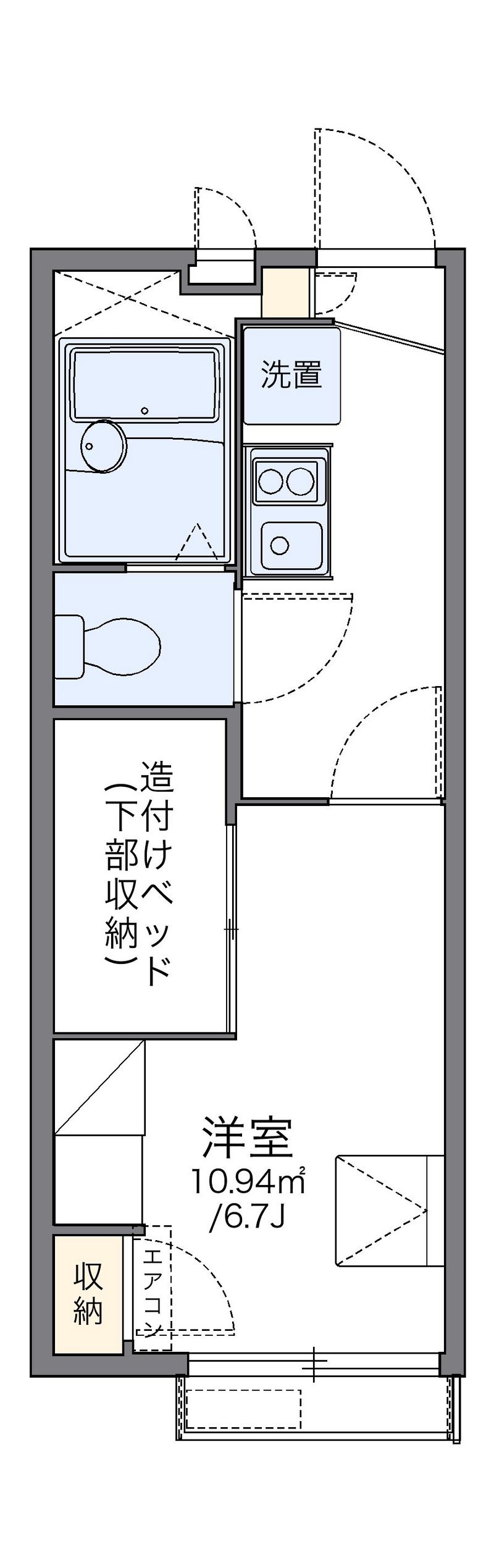 leopalace Tsubaki House Floor plan
