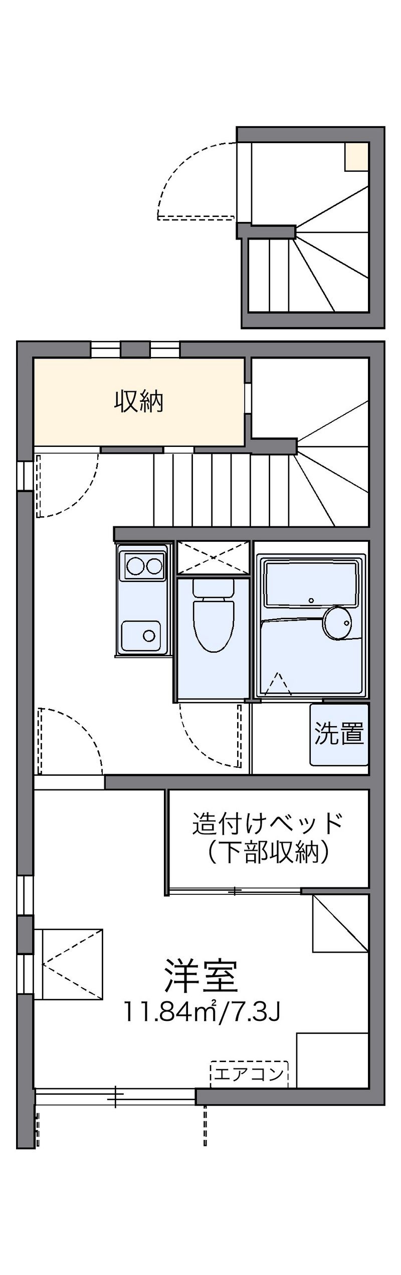 レオネクストくつわだ 間取図