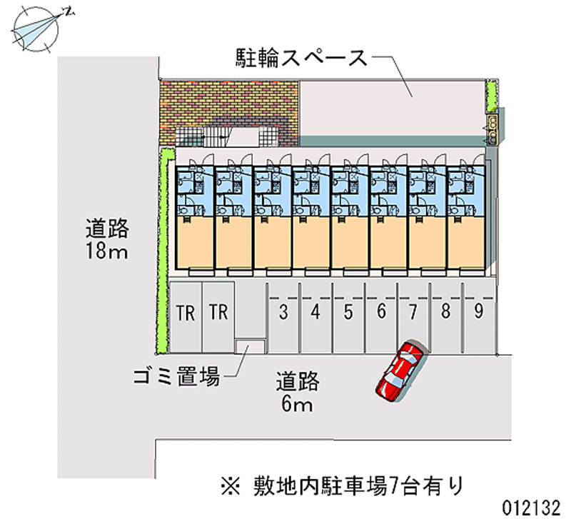 12132 bãi đậu xe hàng tháng