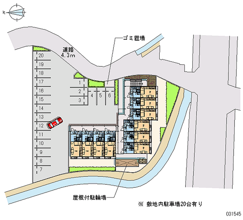 31545 Monthly parking lot