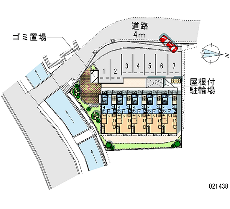 21438月租停車場