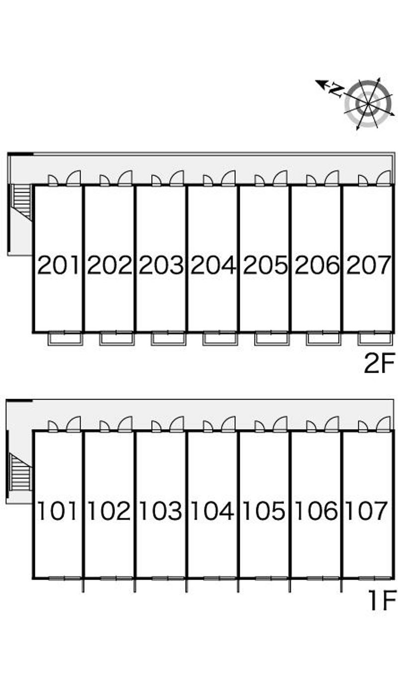 レオパレスΣＳ 間取り配置図