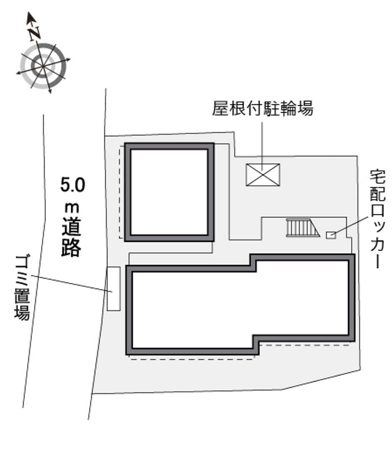 レオパレス海老川ハイツ 配置図